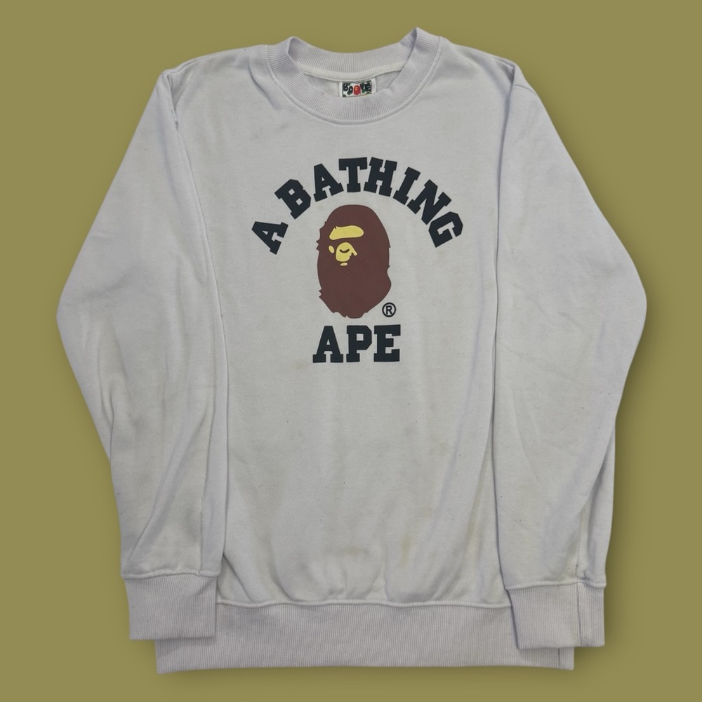 Bape A Bathing Ape College Crewneck